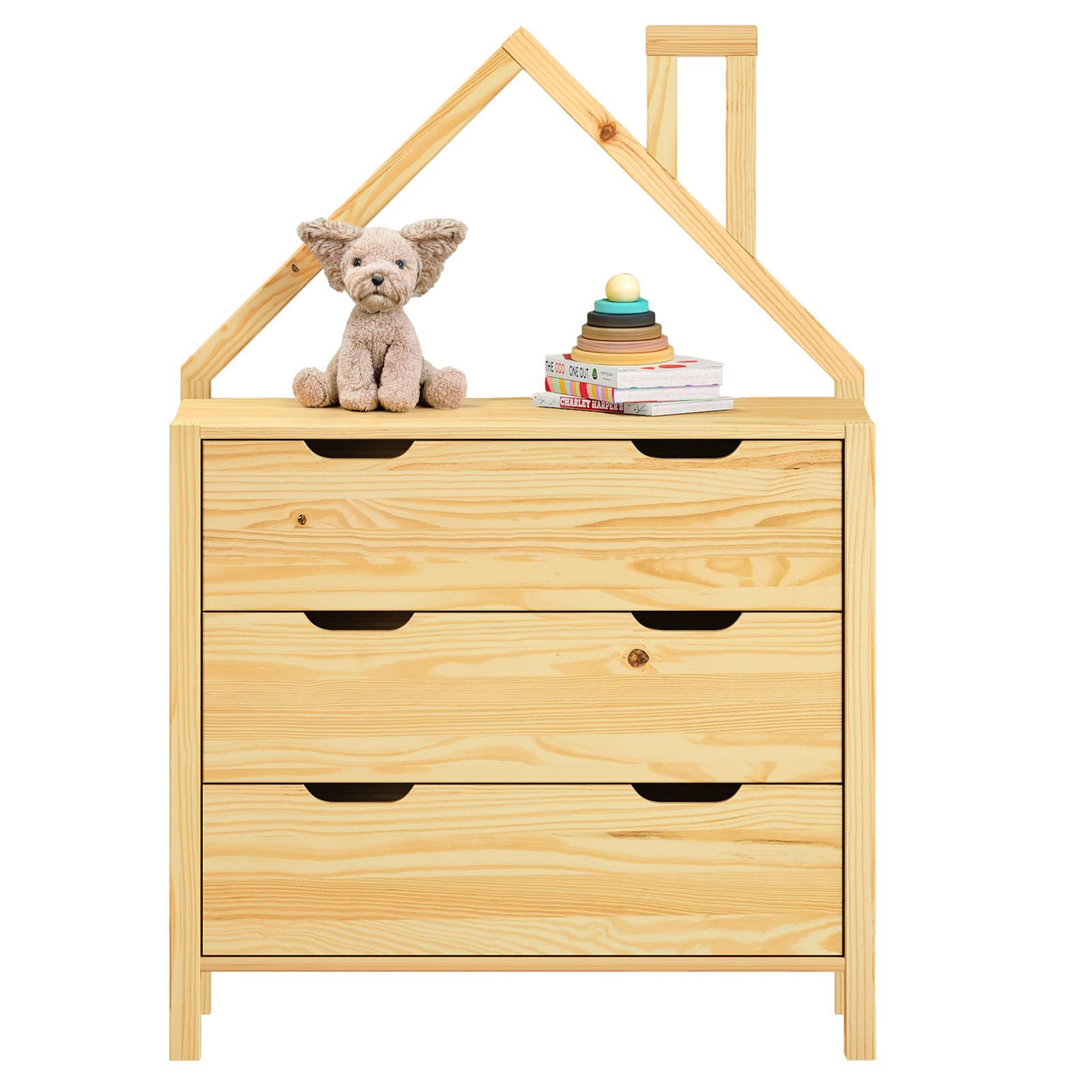 KOMMODE ELANO - Naturfarben, Holz (83/120/41cm) - IDIMEX