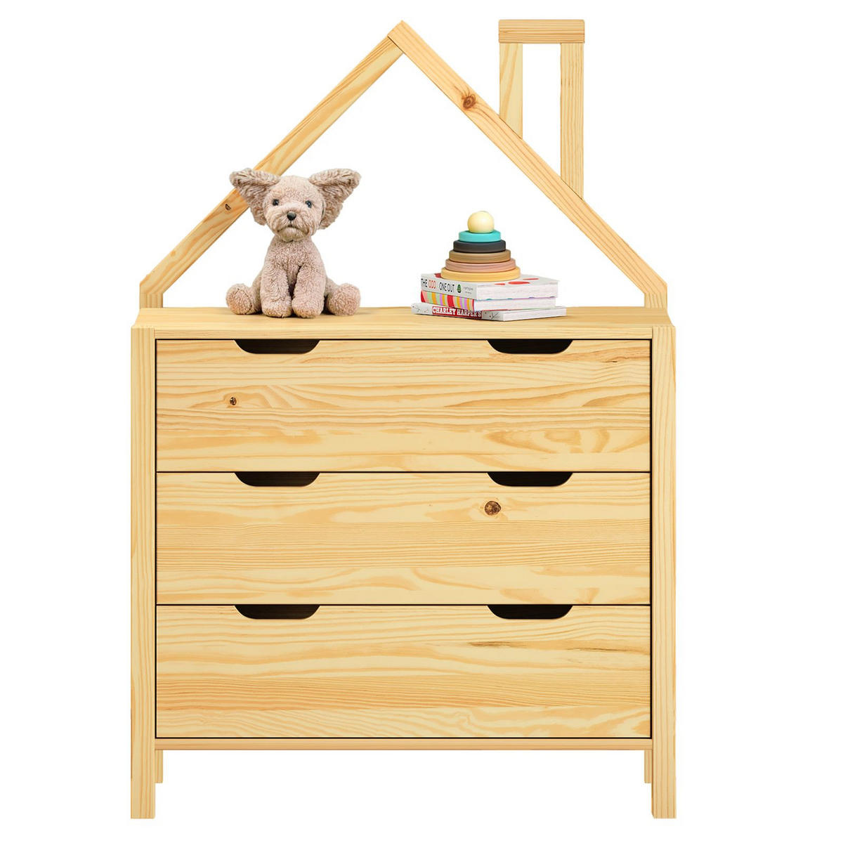 KOMMODE ELANO - Naturfarben, Holz (83/120/41cm) - IDIMEX