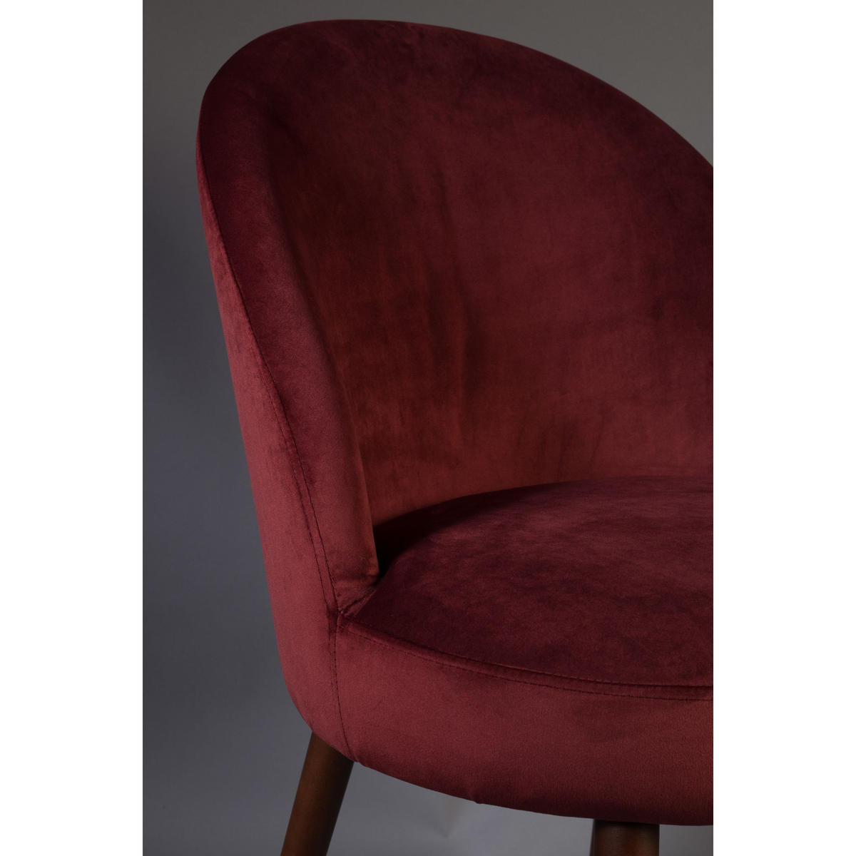ESSZIMMERSTUHL Barbara Rot - 2 er Set - Rot, Textil (51/85.5/59cm) - Dutchbone