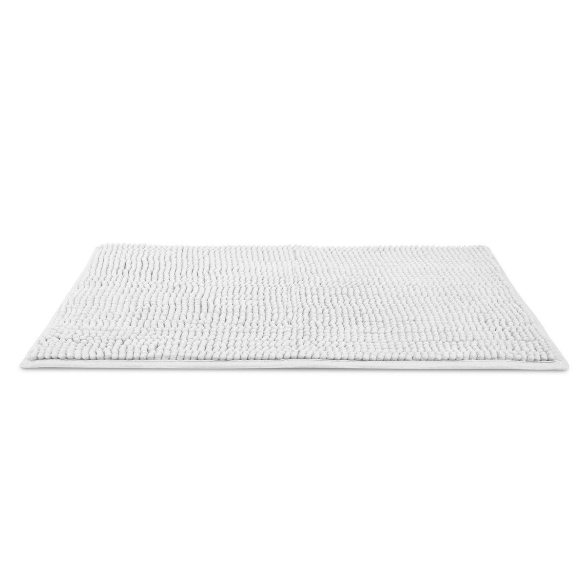 VORLEGER MATTE BeauMare WR 50/80 cm Weiß - Weiß, Textil (50/80cm) - Beautissu 