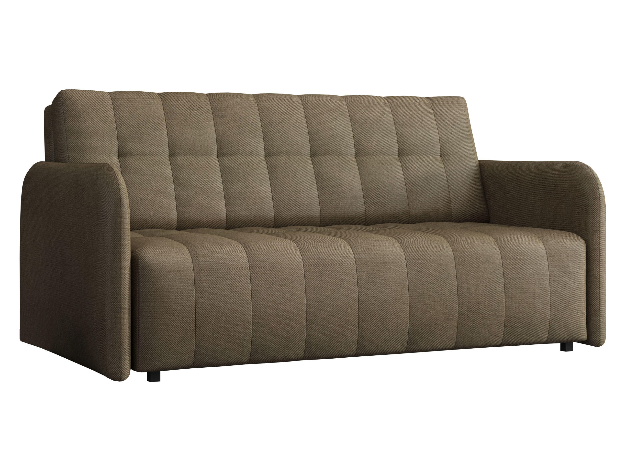 SCHLAFSOFA Viva Grand IV - Hellbraun/Schwarz, Holz/Kunststoff (165/85/95cm) - MIRJAN24