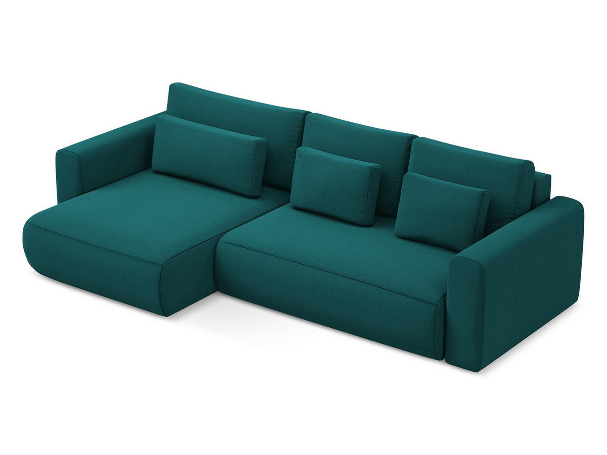 3-SITZER SOFA Chenille Stoff Gelb - Currygelb/Gelb, Kunststoff/Textil (210/74/105cm) - Makamii