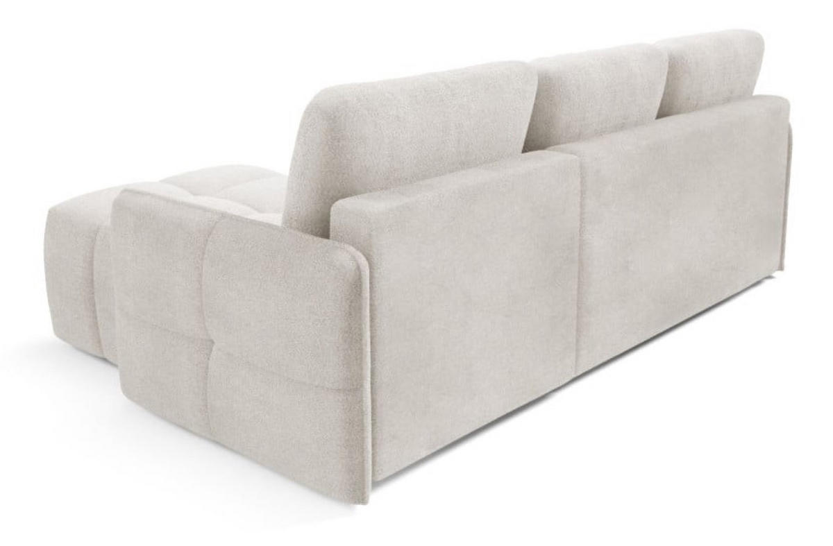 ECKSOFA Grafit MONO Mit Schlaffunktion Und Dekokissen Rechts - Graphitfarben, Textil (220/145cm) - Sepro Meble