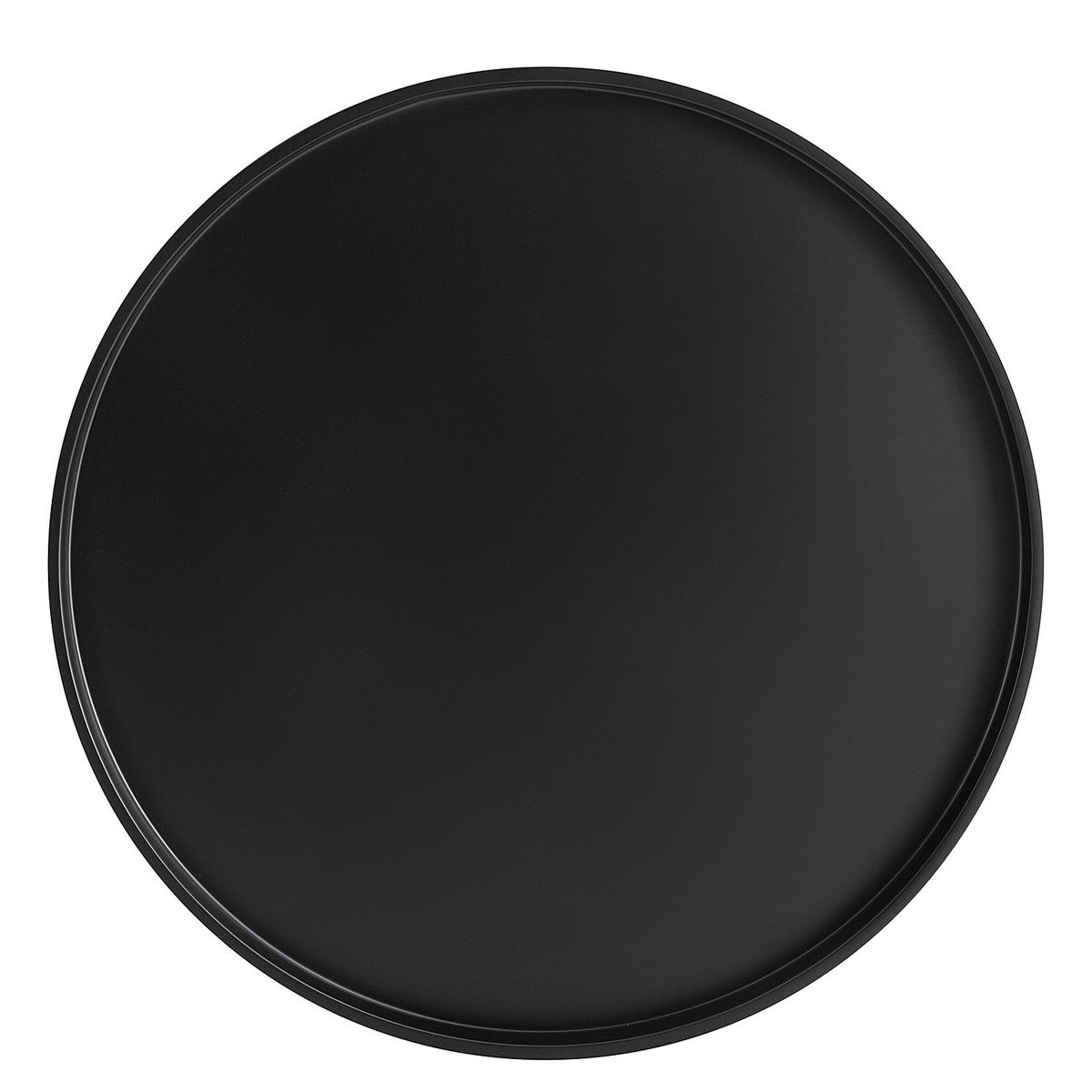 BEISTELLTISCH - Holzwerkstoff / Kunststoff / Metall - Schwarz, Holzwerkstoff/Kunststoff (50/50/55cm) - home24