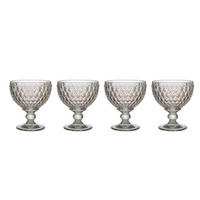 SEKTSCHALEN Boston Coloured Smoke 398 ml 4er Set - Grau, Glas (0.398L) - Villeroy & Boch