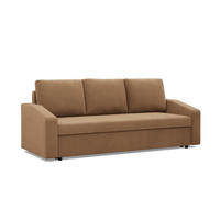 SOFA 3-SITZER MIT SCHLAFFUNKTION NEO, Braun - Braun, Textil (220/92/92cm)