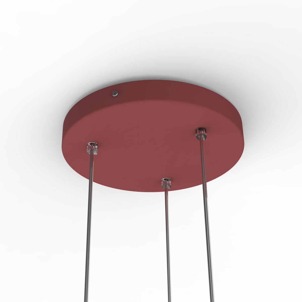 HÄNGELEUCHTE - Rot, Metall (35/35/22cm) - Lumicom