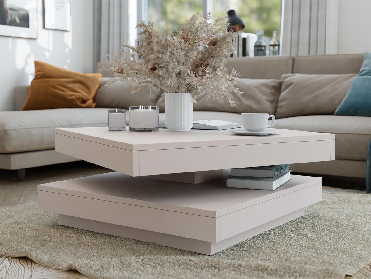 COUCHTISCH Nenani - Kaschmir, Holzwerkstoff (70/70/34cm) - MIRJAN24