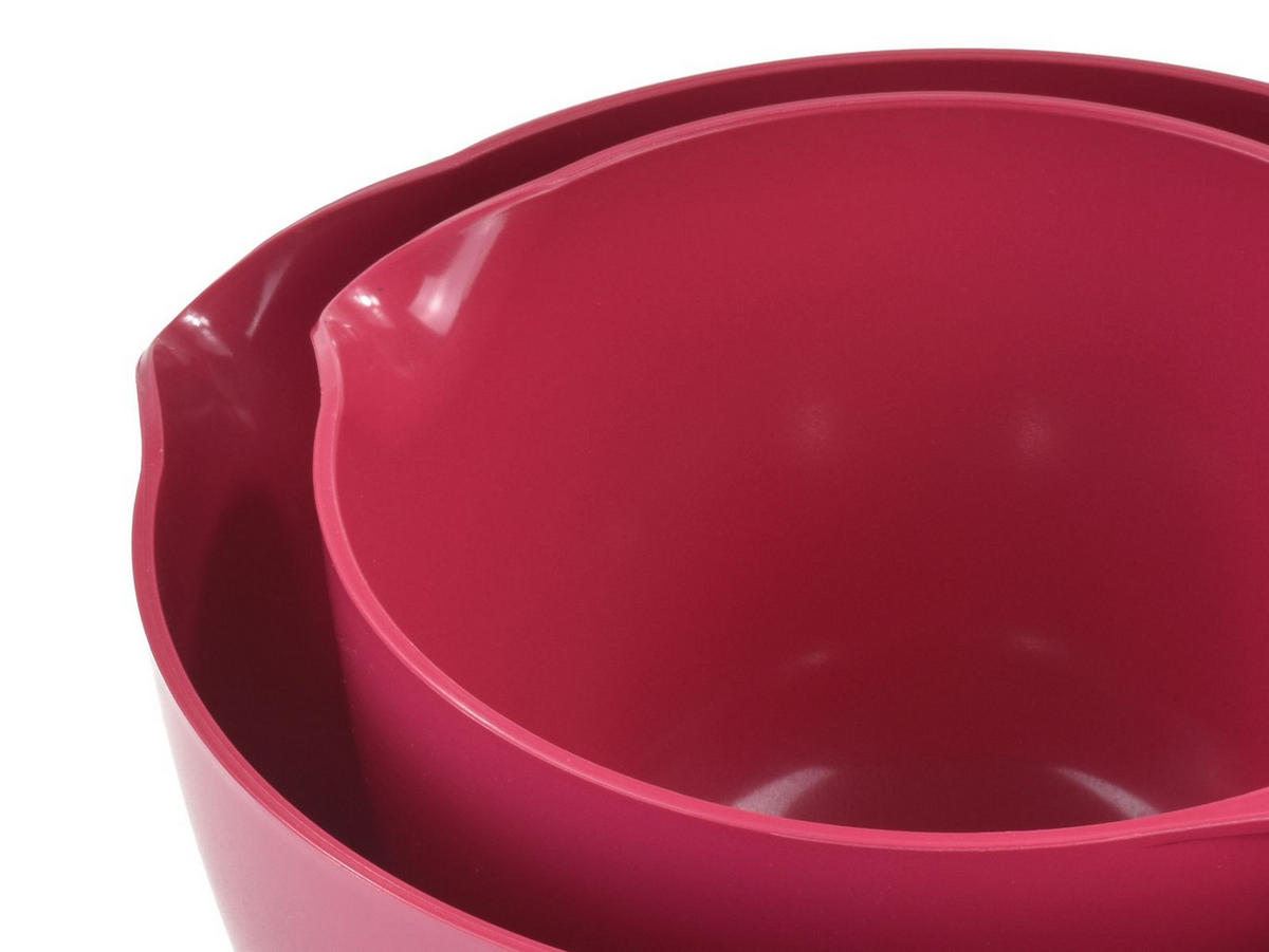 RÜHRSCHÜSSEL-SET Margrethe New dunkel pink (2tlg) - Pink, Kunststoff (21/15cm) - Rosti