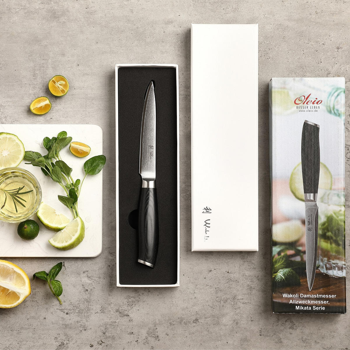 ALLZWECKMESSER 12 cm - Schwarz, Metall (24cm) - Wakoli