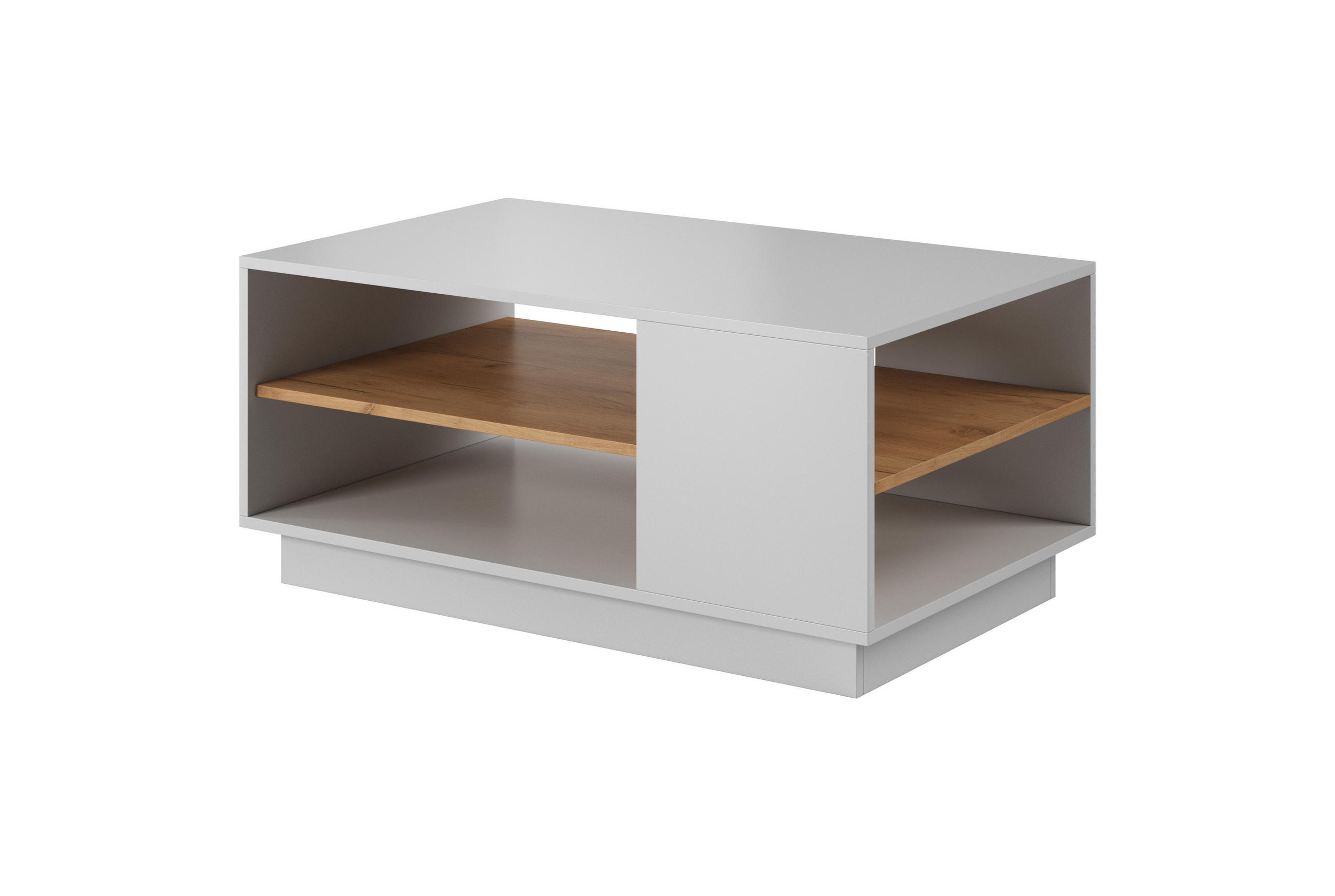 AKL Furniture Couchtisch Weiß 100x46x60 cm