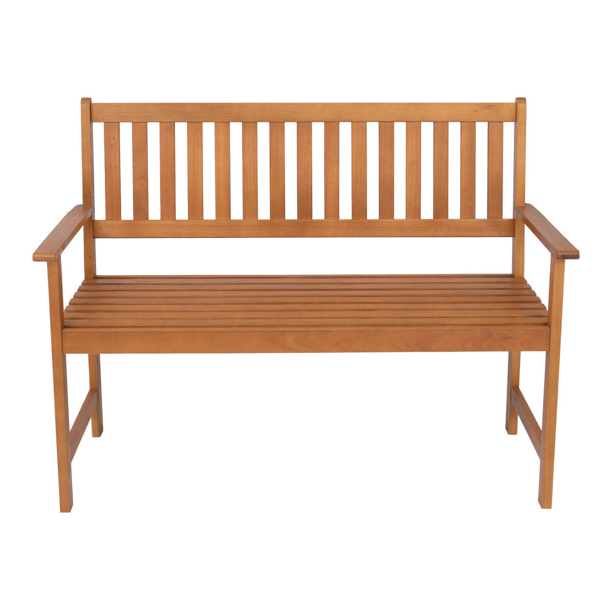 GARTENBANK Canzano - Eukalyptusholzfarben, Holz (120/90/58cm) - casa.pro