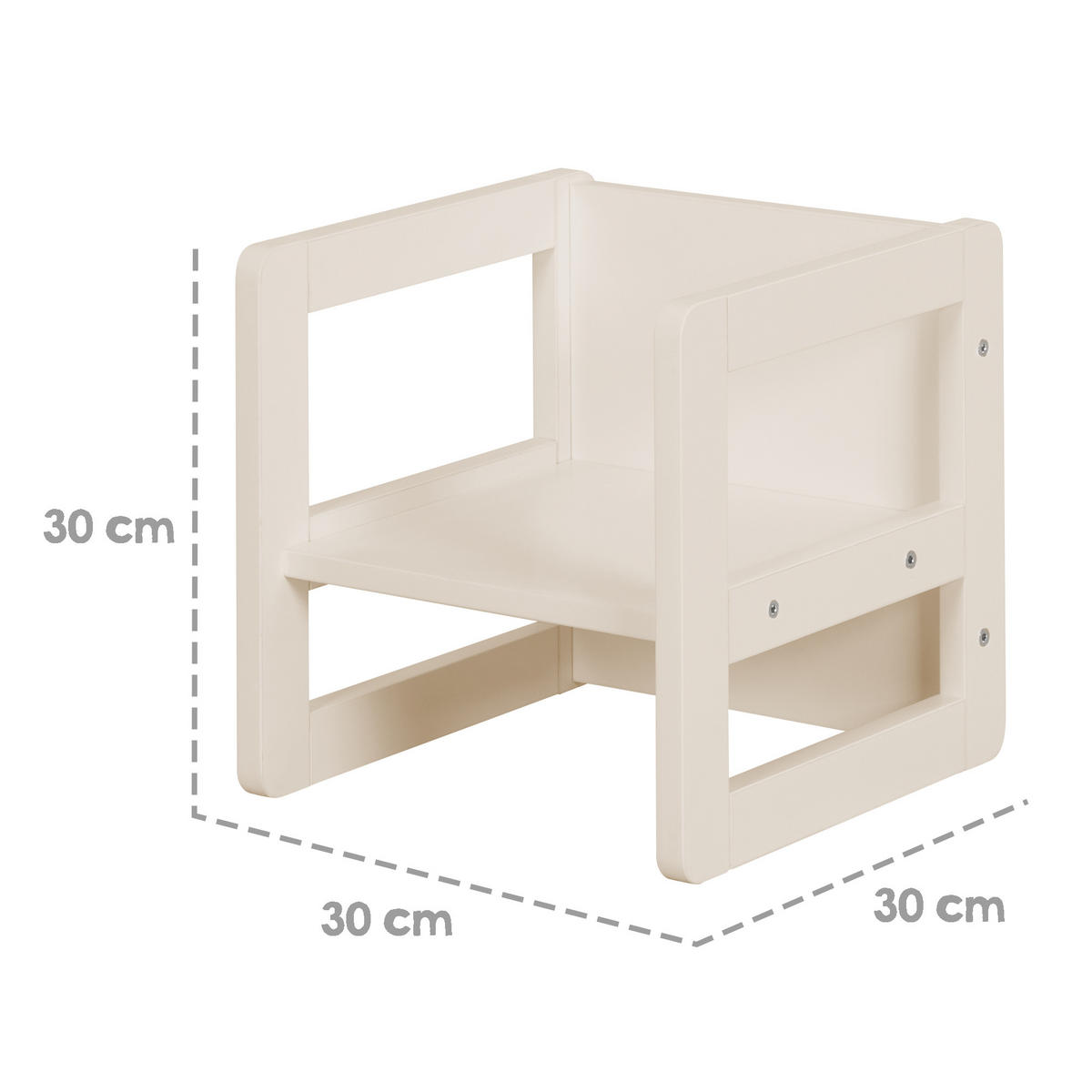 KINDERSITZGRUPPE 3in1 - Kaschmir, Holzwerkstoff (61/44/44cm) - Roba
