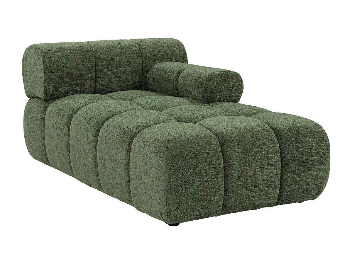 RECAMIERE ohne Schlaffunktion - 1 Person - stoff - grün Facivil - Grün, Textil (94/70/156cm) - Vente-Unique