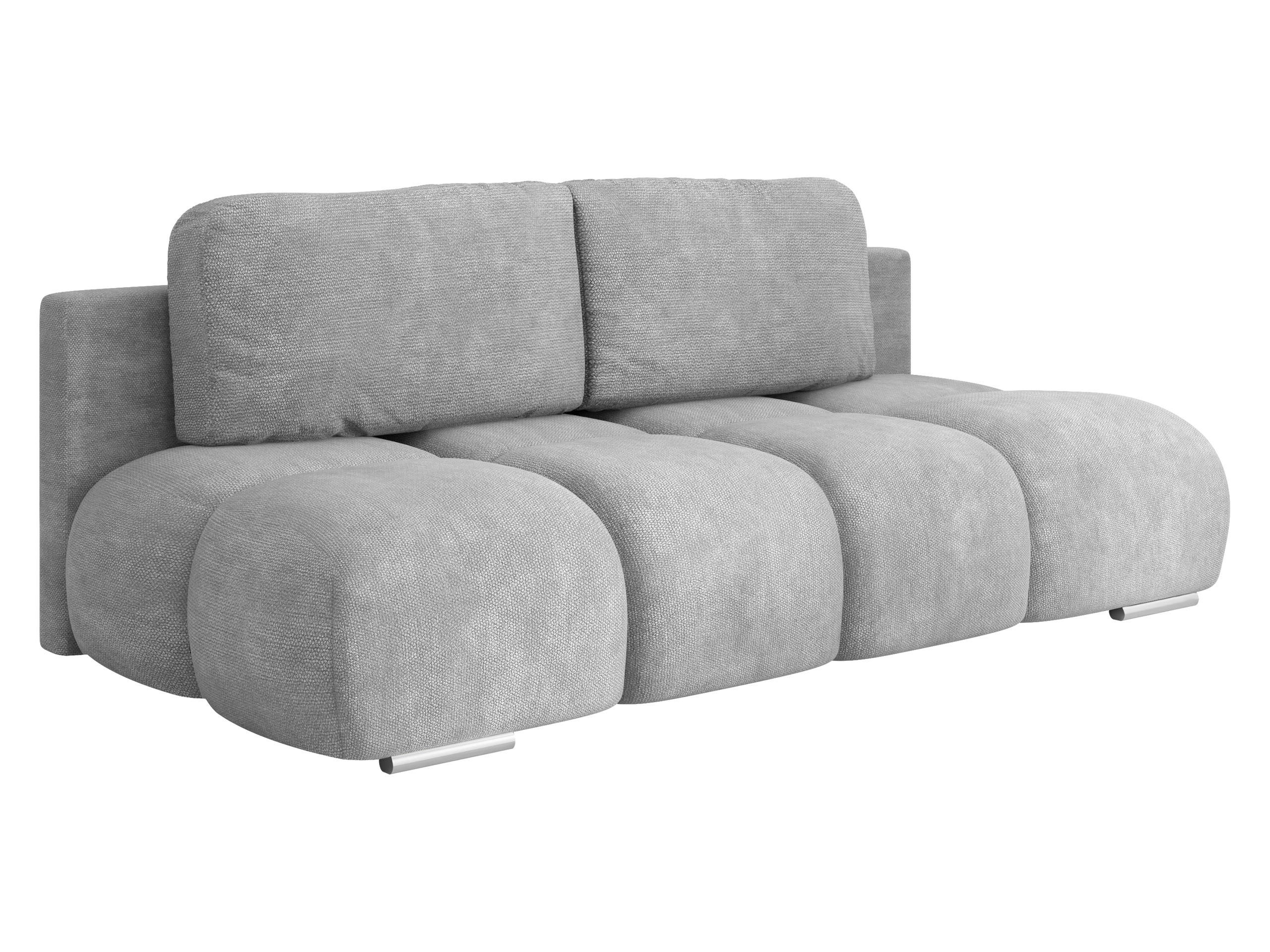 SCHLAFSOFA Honey Mini - Silberfarben/Schwarz, Holz/Kunststoff (195/89/90cm) - MIRJAN24