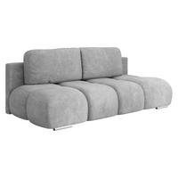 SCHLAFSOFA Honey Mini - Silberfarben/Schwarz, Holz/Kunststoff (195/89/90cm) - MIRJAN24