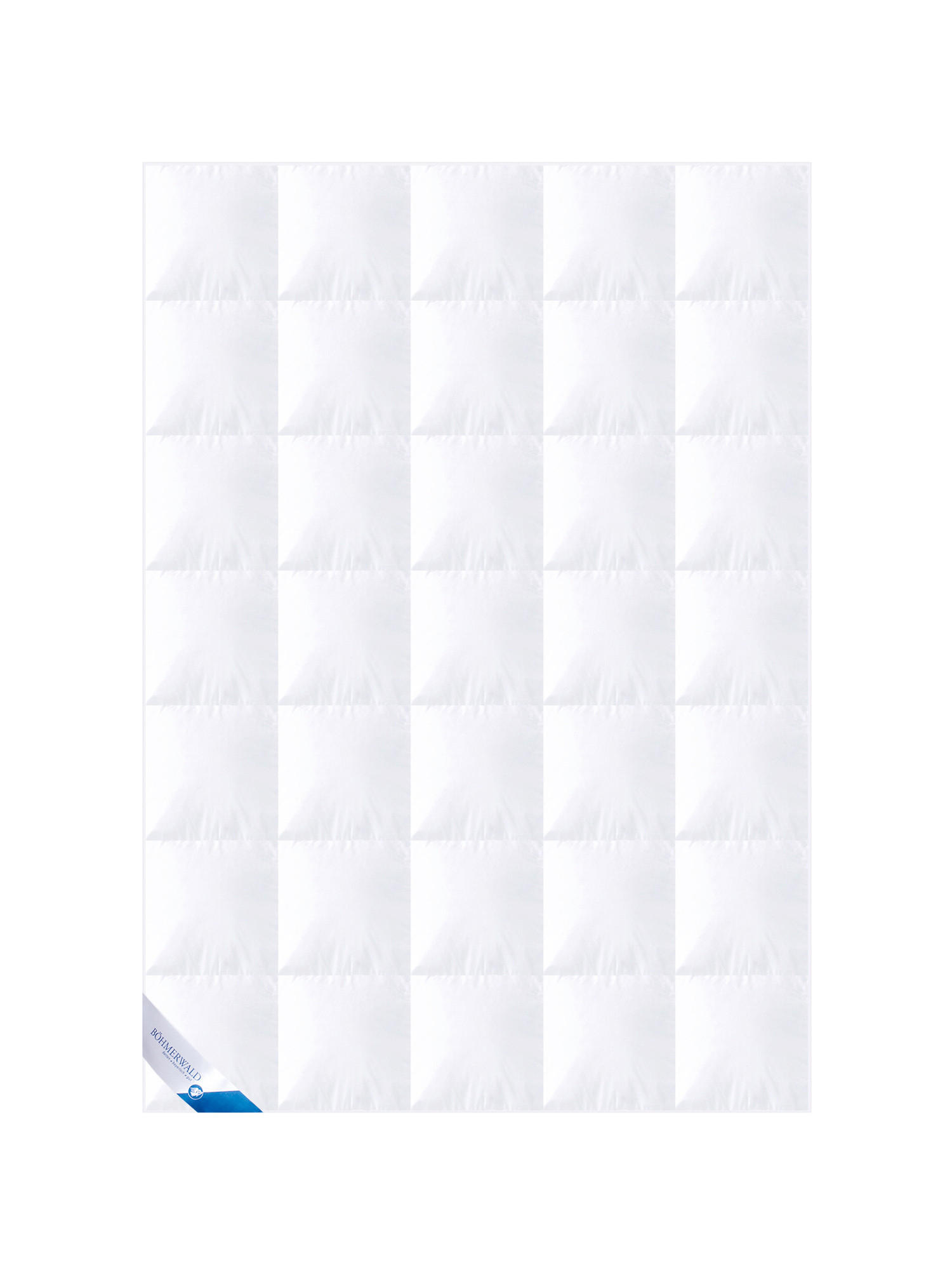 GANZJAHRESBETTDECKE KLASSIK Entendaunen normal - Weiß, Naturmaterialien/Textil (155/220cm) - Böhmerwald