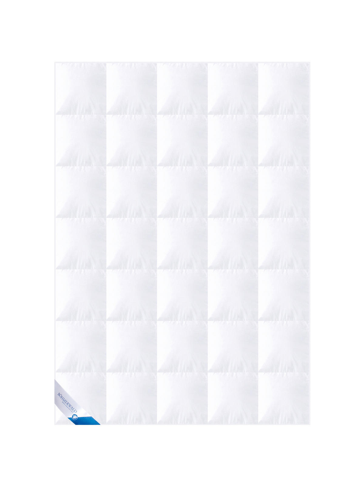 GANZJAHRESBETTDECKE KLASSIK Entendaunen normal - Weiß, Naturmaterialien/Textil (155/220cm) - Böhmerwald