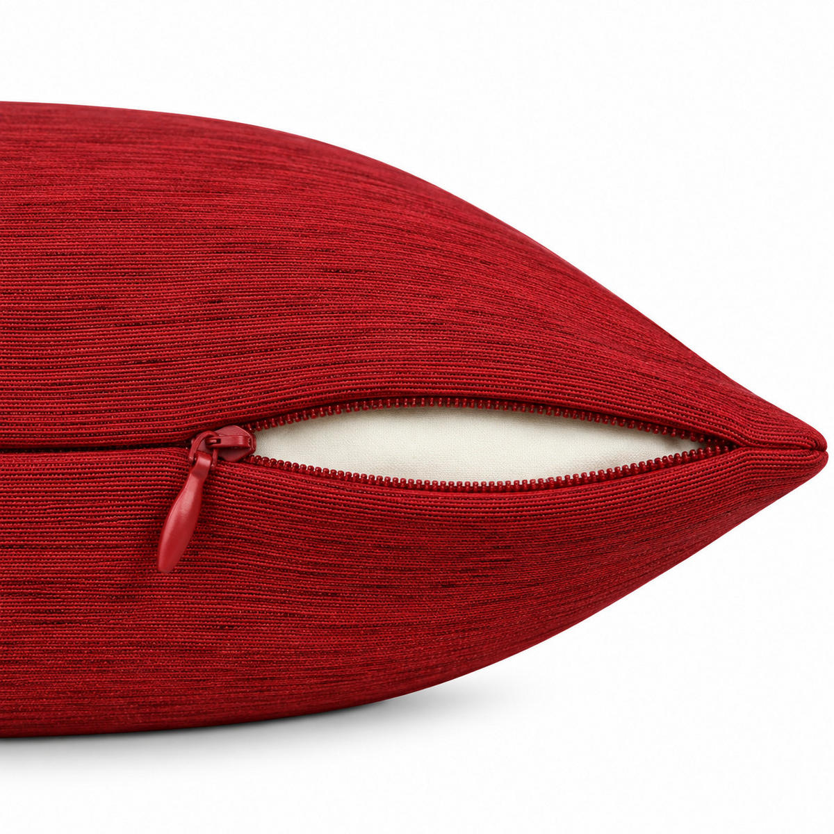 KISSENBEZUG Canada 40/40 cm meliert Rot - Rot, Textil (40/40cm) - TiborTex