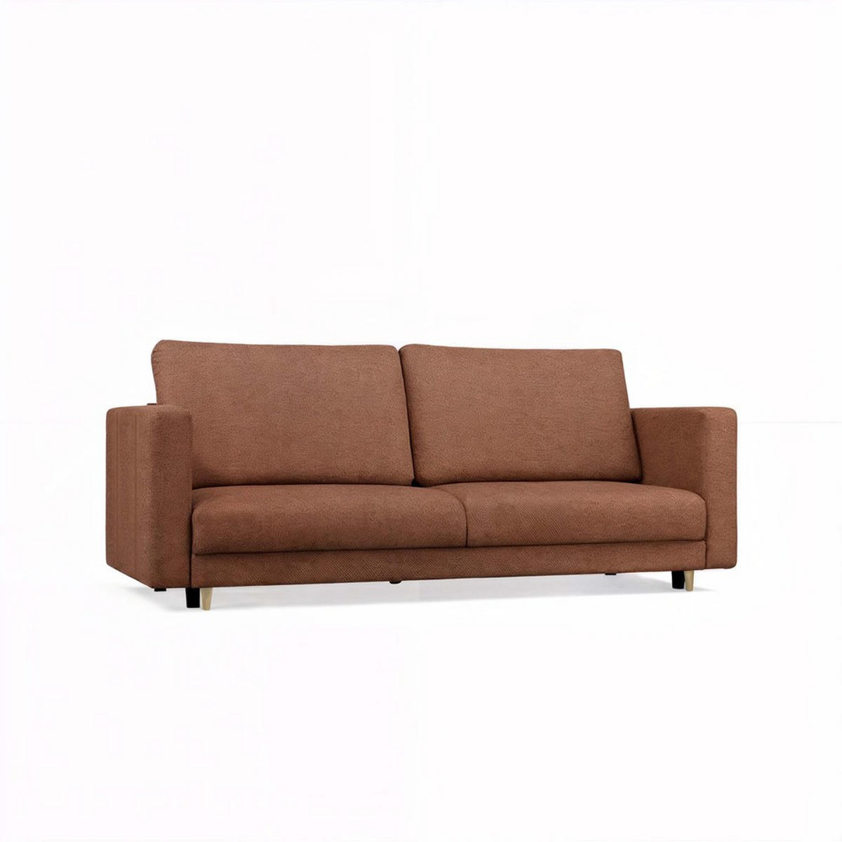 CANAPEА Teracotă 221/90/98 - teracota, compozit lemnos (221/90/98cm) - RAUMHIRSCH FURNITURE