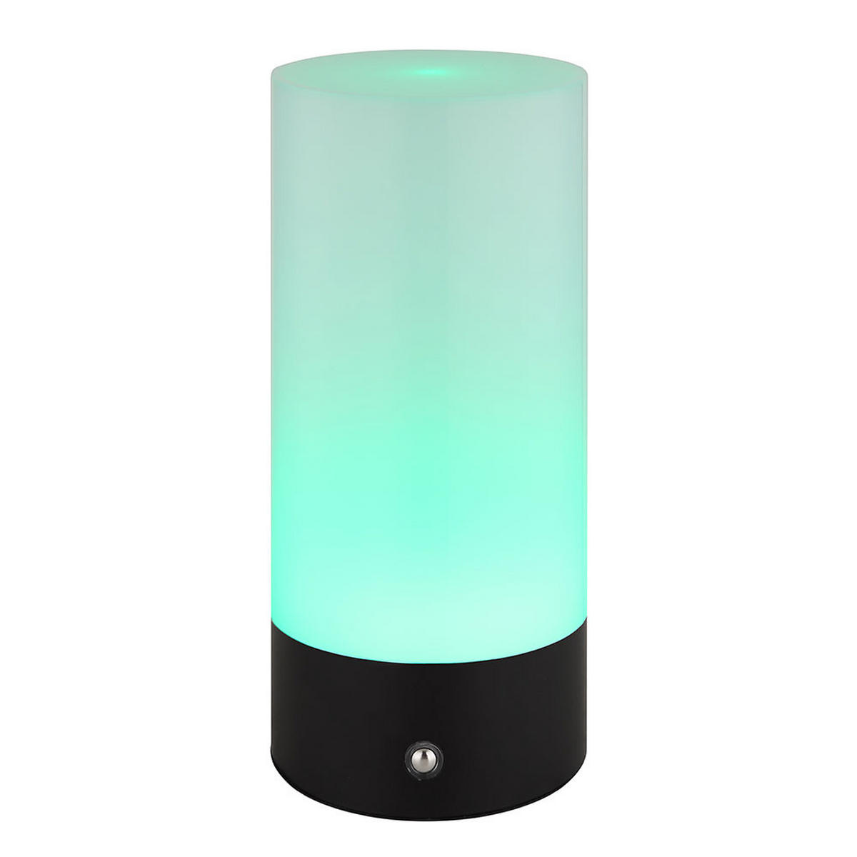 TISCHLEUCHTE RGB-LED Metall, Akku, Touchdimmer, 2er Set - Weiß, Metall (8.8/8.8/19cm) - Globo Lighting