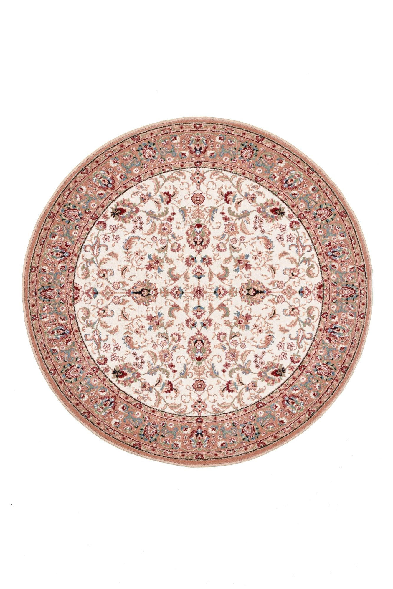 Theko Orientteppich Beige 240x240 cm