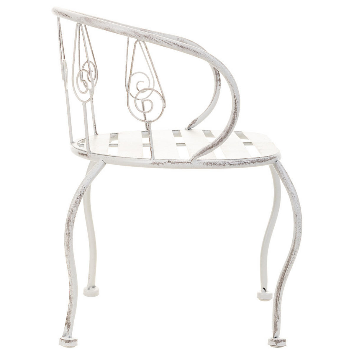 STUHL, weiß, 35x28x39cm - Weiß, Metall (35/39/28cm) - Wanderlust