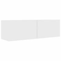 TV-SCHRANK Weiß 100x30x30 cm Holzwerkstoff - Weiß, Holzwerkstoff (100/30/30cm) - furnicato