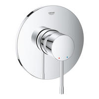 DUSCHARMATUREN Silber 10/15.8/17.3 cm 24057001 - Silberfarben, Metall (15.8/17.3/10cm) - Grohe