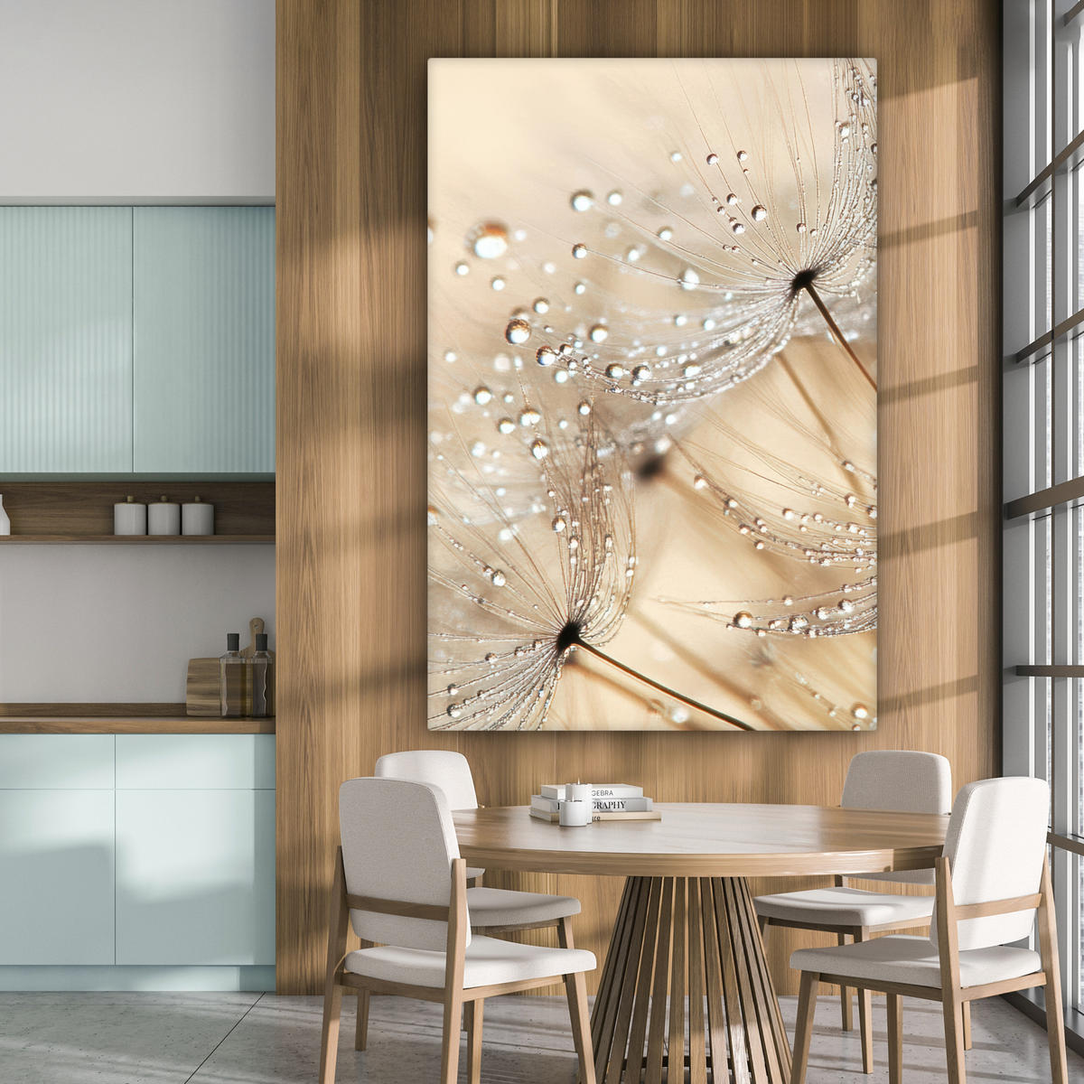 SLIKA NA PLATNU Regrat 90x140 cm - rjava, tekstil (90/140cm) - MuchoWow