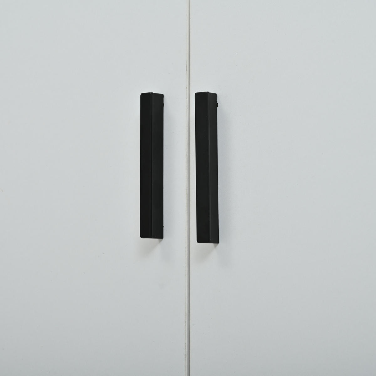 VITRINE 120/32/200 cm aus MDF mit Glastüren, LED-Beleuchtung und Sanftschluss Weiß - Weiß, Holzwerkstoff (120/200/32cm) - Modenvie