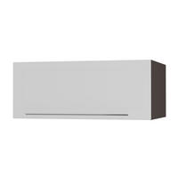 KLAPPHÄNGESCHRANK Kvantum W6B/90 Weiß Matt / Lava Matt 90 / 59 / 36cm - Dunkelgrau/Weiß, Holz/Holzwerkstoff (90/36/59cm) - Feldmann-Wohnen