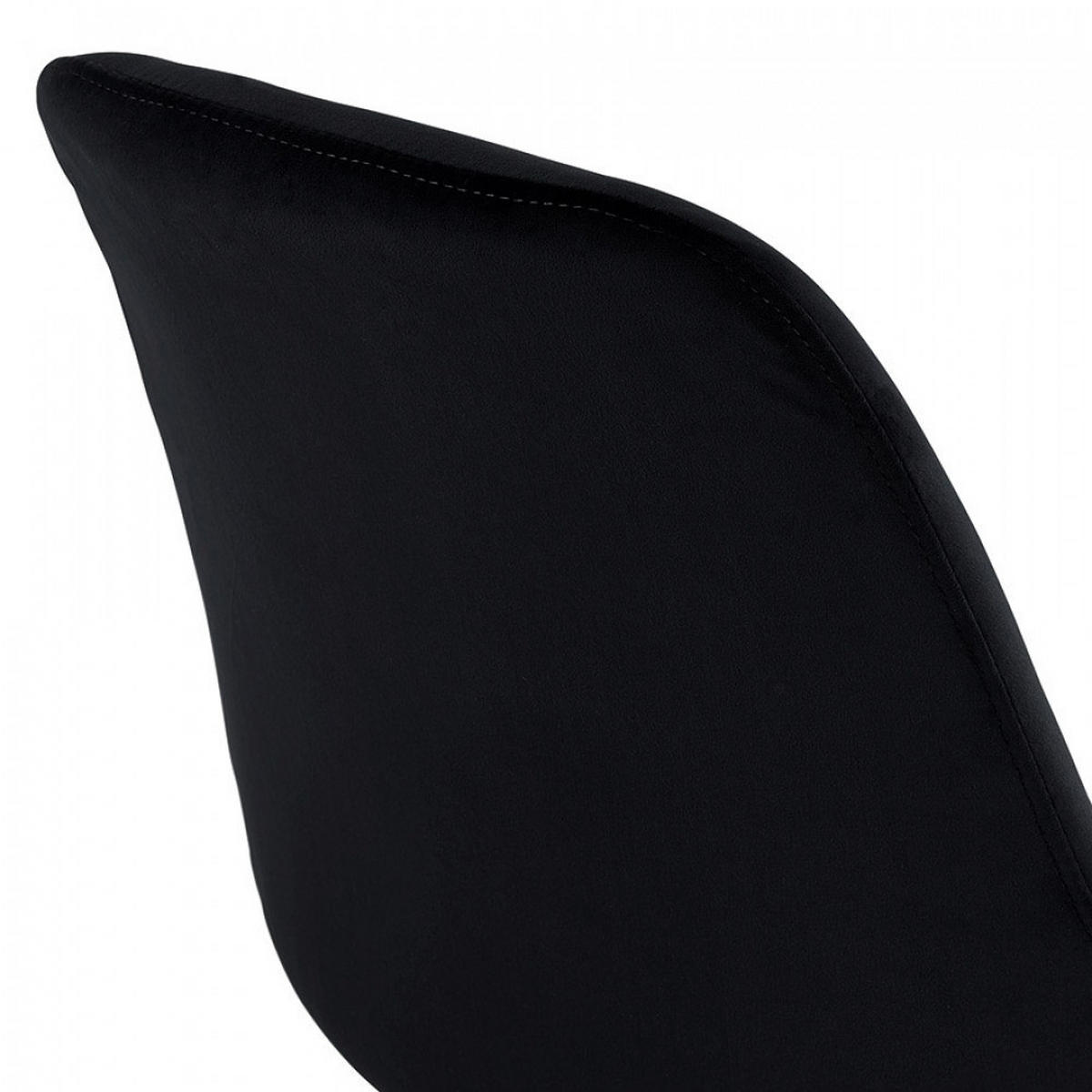 STUHL Schwarz 48x84x56cm - Buchefarben/Schwarz, Holz/Textil (48/84/56cm) - AlterEgo