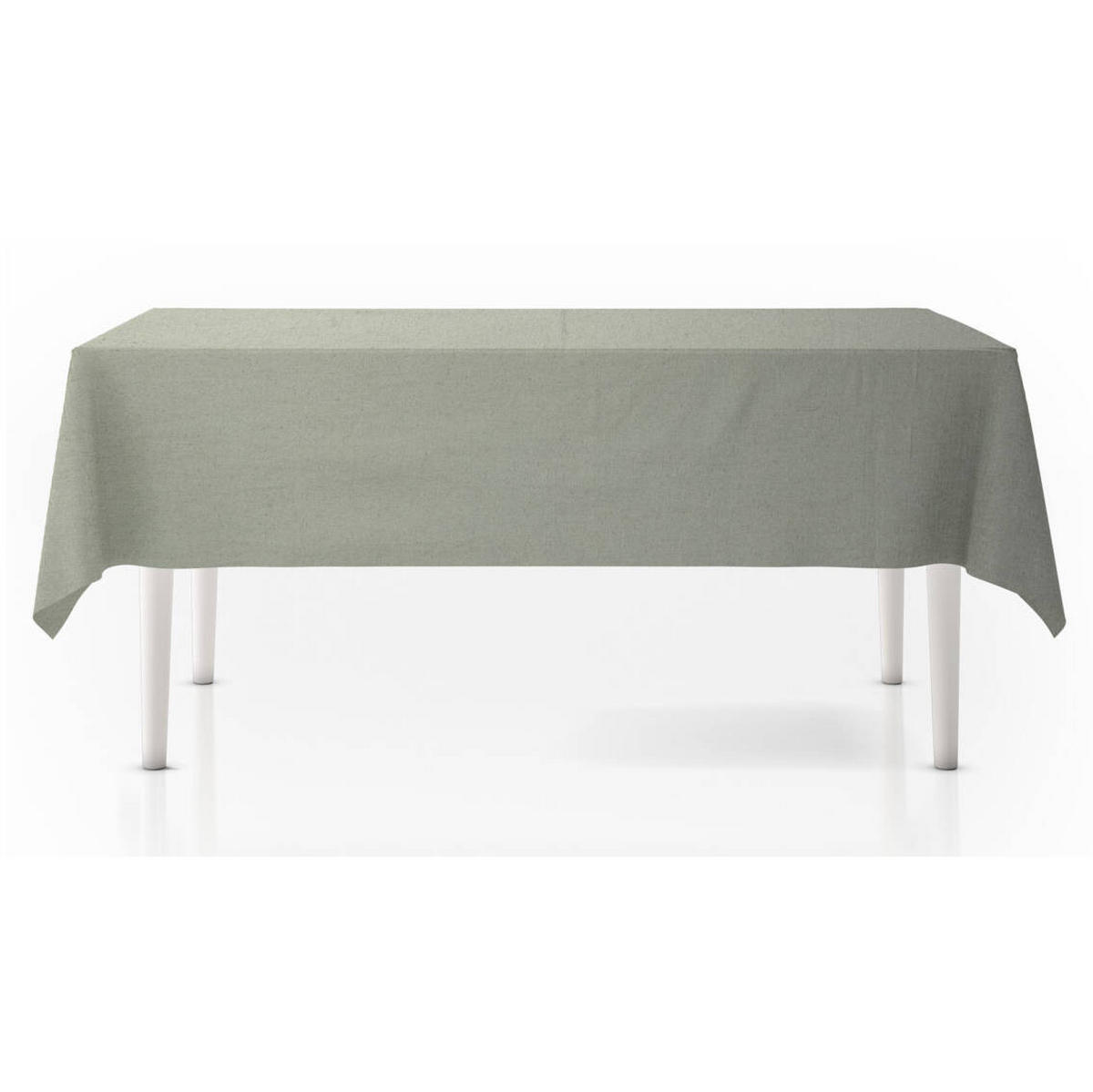 TISCHDECKE 140/220 cm - Grün, Naturmaterialien (220/140cm) - Home Styling Collection