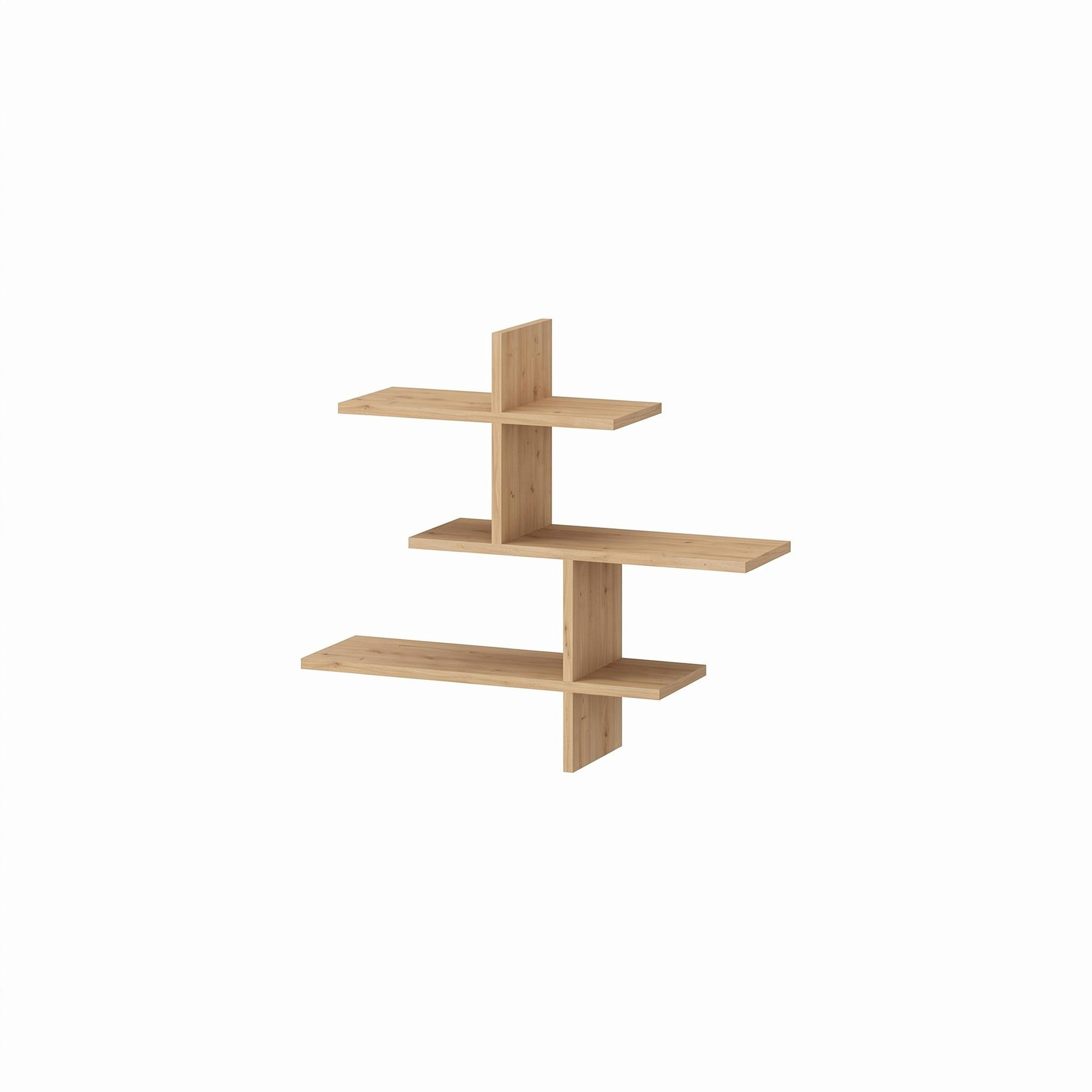 Decortie Wandregal Eiche 80x72x22 cm
