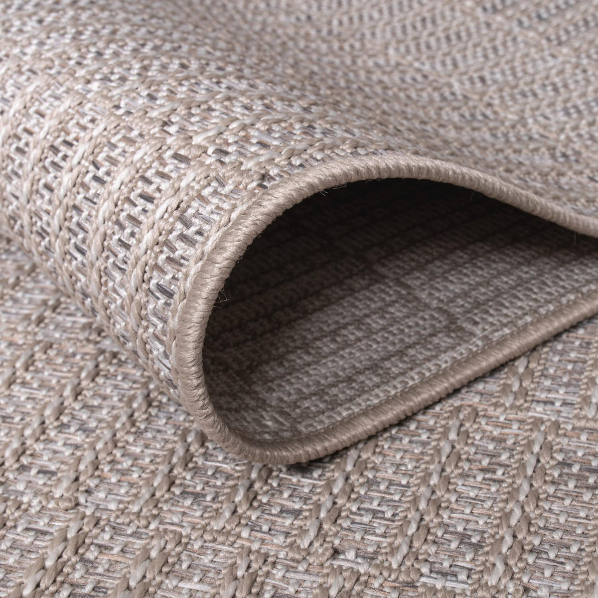 OUTDOORTEPPICH 160/160 cm Vermont 192 - Beige, Kunststoff (160/160cm) - Paco Home