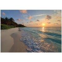 FOTOTAPETE Meer Strand Beige 400x280 cm - Multicolor, Papier (400/280cm) - Wallarena