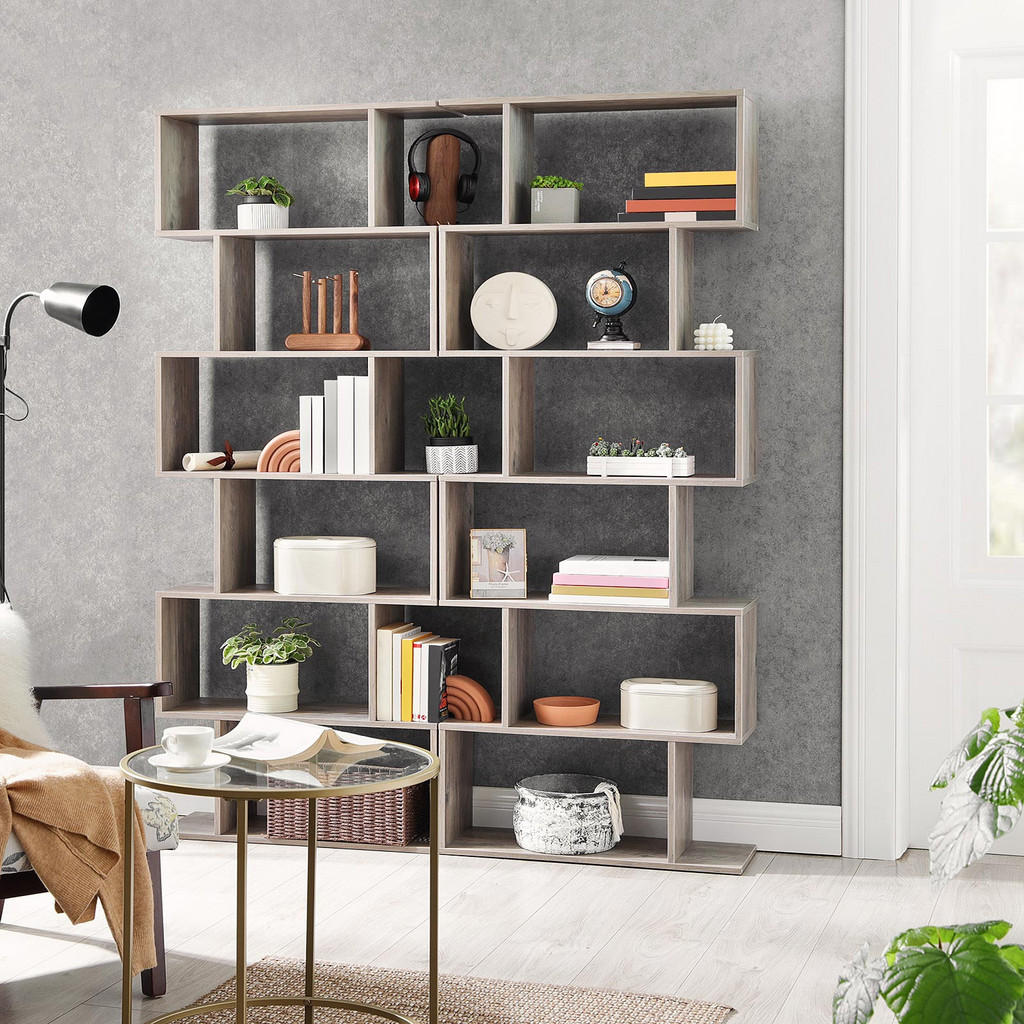 Thumbnail - Hansiro Bücherregal, Beige, Holzwerkstoff, 24x191x70 cm, Wohnzimmer, ,