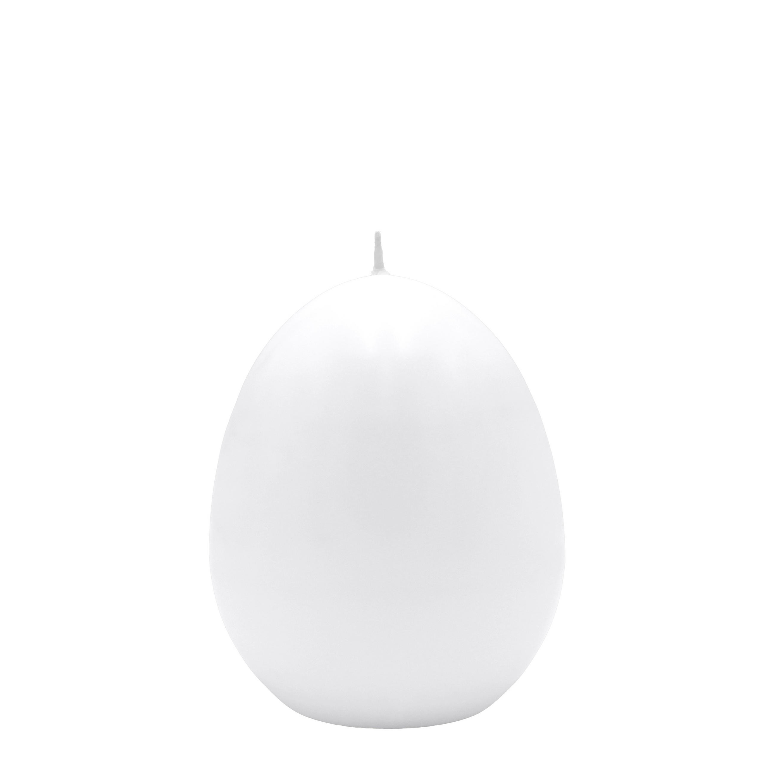 EIKERZEN Weiß 90 x Ø 60 mm, 6 Stück - Weiß, Paraffin (6/9/9cm) - Kopschitz Kerzen