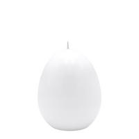 EIKERZEN Weiß 90 x Ø 60 mm, 6 Stück - Weiß, Paraffin (6/9/9cm) - Kopschitz Kerzen