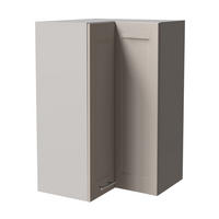 ECKHÄNGESCHRANK Oslo W14/60 Grau / Kaschmir Matt 60 / 60 / 96cm - Kaschmir/Grau, Holz/Holzwerkstoff (60/96/60cm) - Feldmann-Wohnen