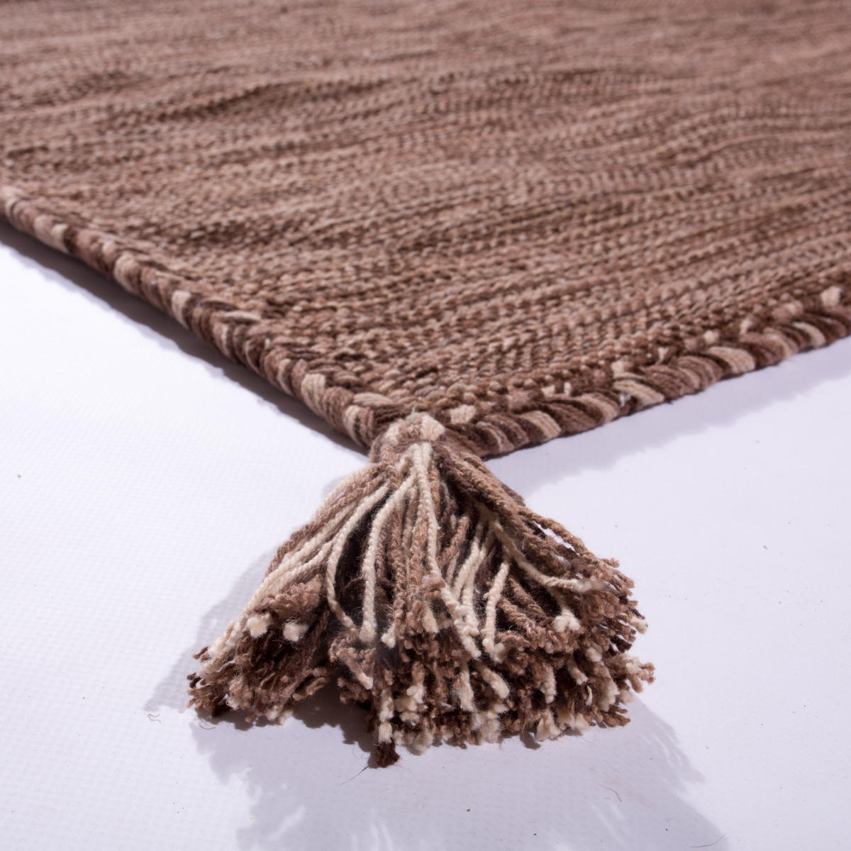 HOCHFLORTEPPICH 240/340 cm Kilim 210 - Braun, Textil (240/340cm) - Paco Home