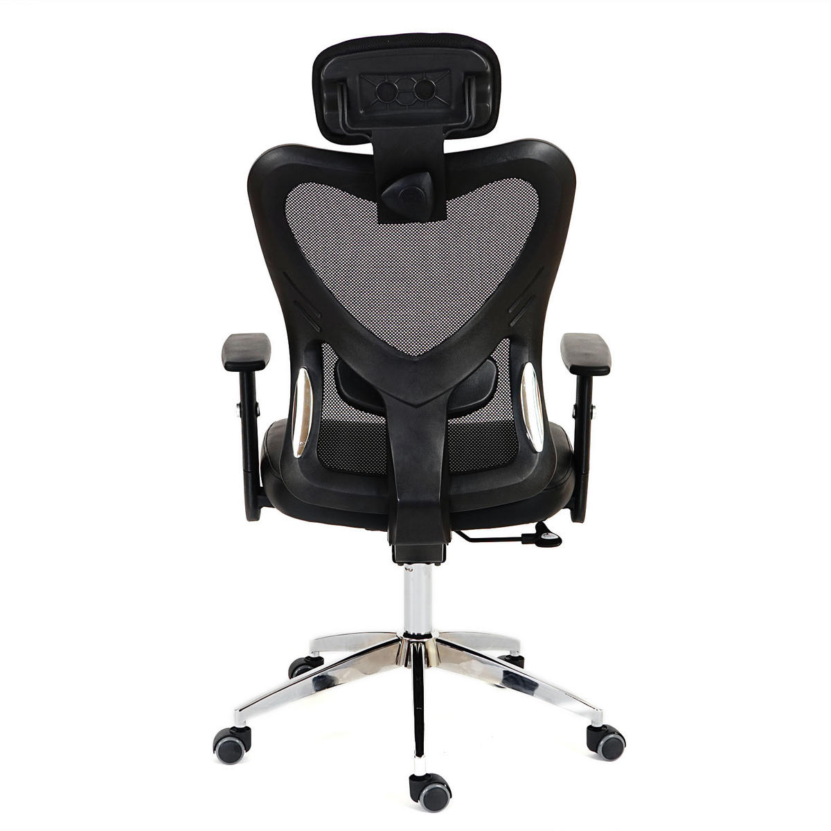 DREHSTUHL Austin HxBxT 136x67x71cm Sitzhöhe 53cm Kunstleder Schwarz - Schwarz, Kunststoff (67/136/71cm) - PROREGAL