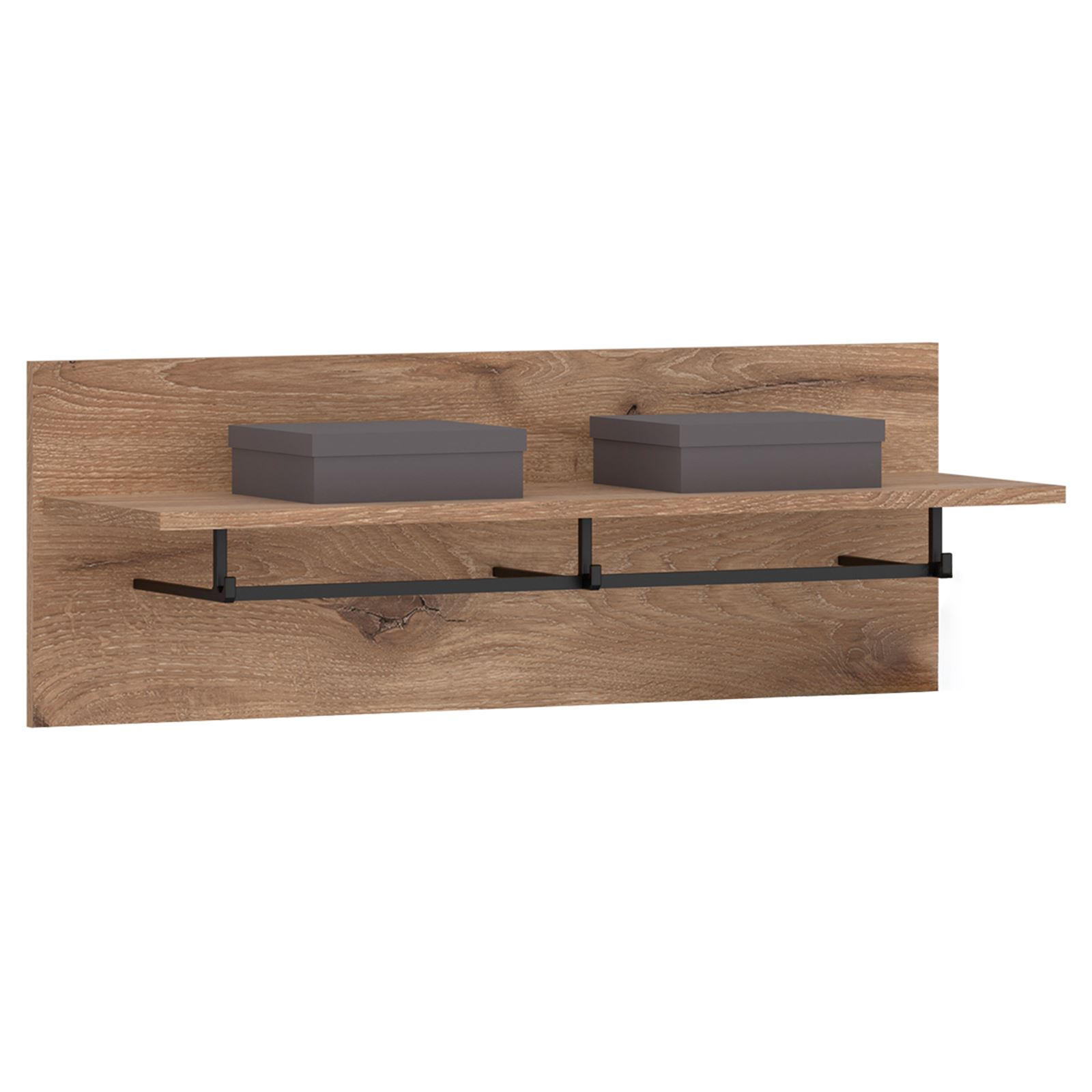 Idimex Wandgarderobe Braun 90x33x31 cm