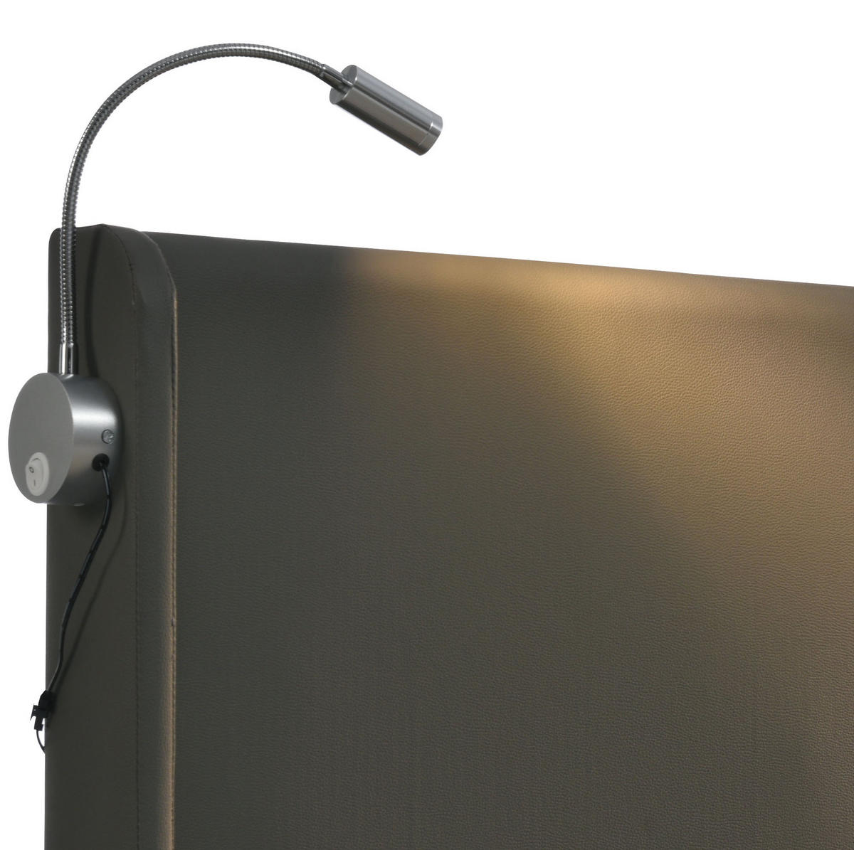 POLSTERBETT mit Bettkasten 140x200 cm PU Grau mit Matratze - Grau, Metall (140/200cm) - Meubliv