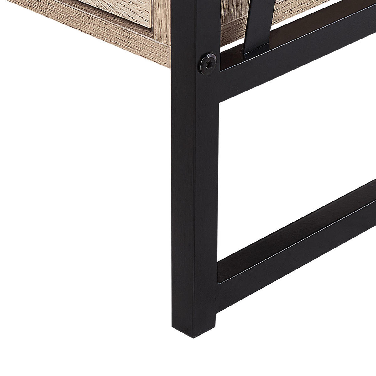 REGAL 3 Fächer Keene - Hellbraun, Holzwerkstoff (56/101/51cm) - Beliani