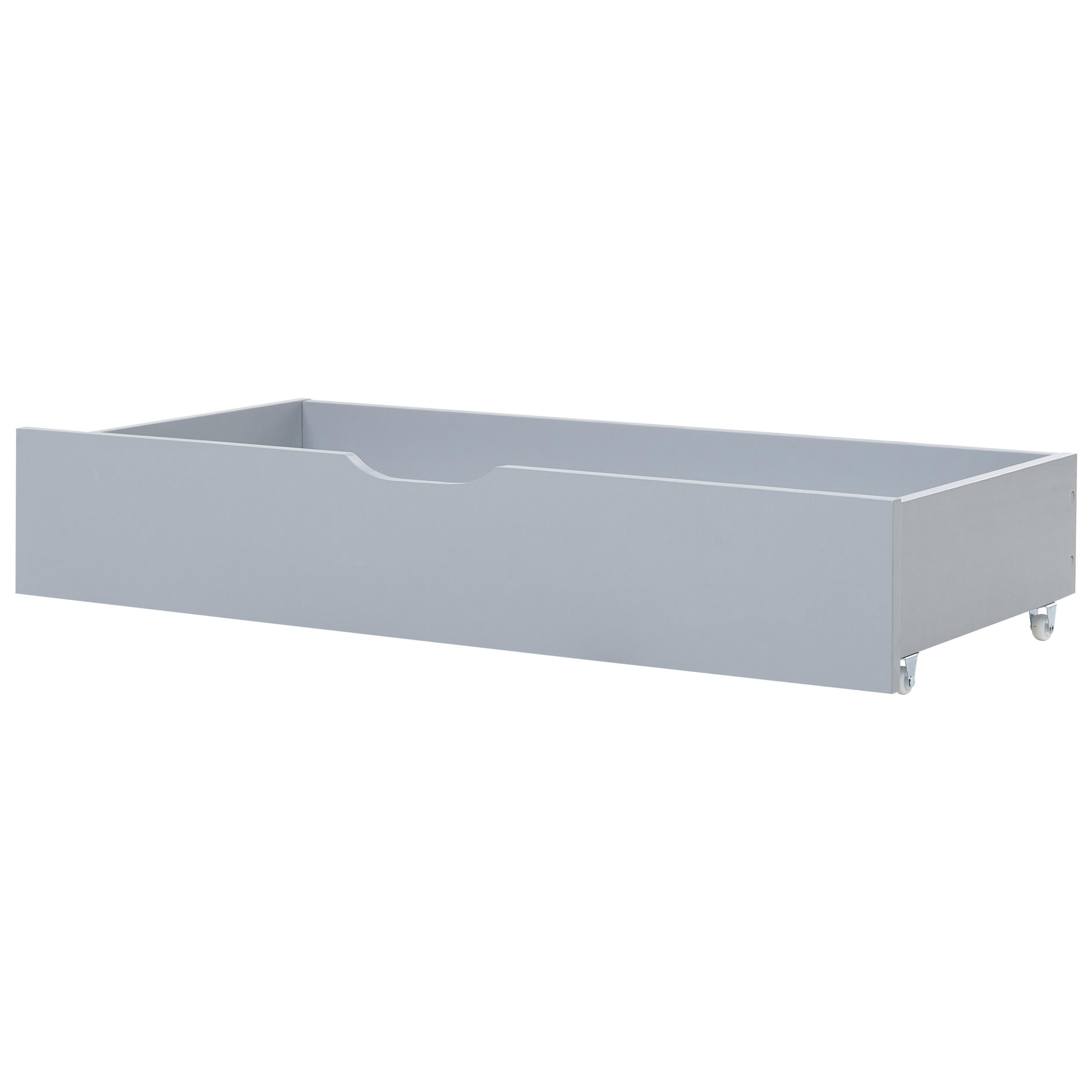 BETTSCHUBLADE 2er set Grau Cronat - Grau, Holz - Beliani