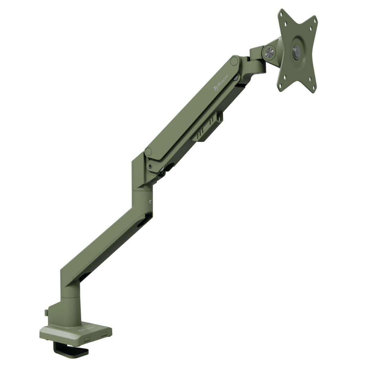 MONITORARM Alzare Neo Single Waldgrün - Waldgrün, Metall (51/10/50cm) - Arozzi