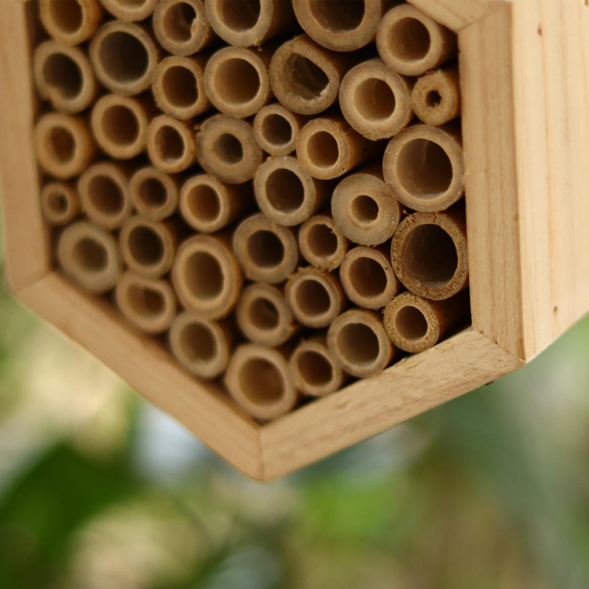 INSEKTENHOTEL 12.5/6/14.5 cm 2 Artikel - Naturfarben, Holz (6/14.5/12.5cm) - Authentics