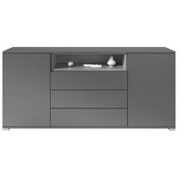 SIDEBOARD Skadu Avola-Anthrazit - Anthrazit, Holzwerkstoff (166.5/75.5/35cm) - Vladon